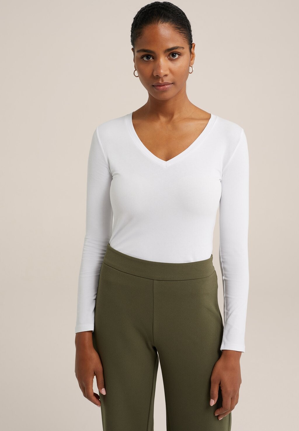 Топ с длинными рукавами WE Fashion, белый
Топ с длинными рукавами WE Fashion, белый