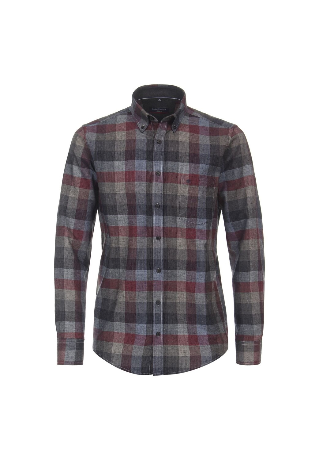 Мужская повседневная рубашка в клетку повседневного кроя CASAMODA, цвет Dunkelrot
Мужская повседневная рубашка в клетку повседневного кроя CASAMODA, цвет Dunkelrot