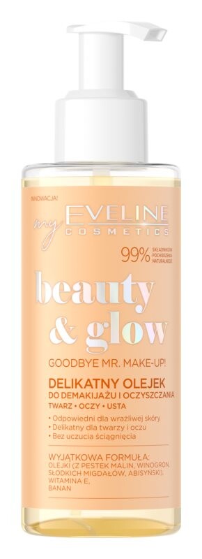 Масло для снятия макияжа Eveline Cosmetics Beauty & Glow Goodbye Mr. Makeup!
Масло для снятия макияжа Eveline Cosmetics Beauty & Glow Goodbye Mr. Makeup!