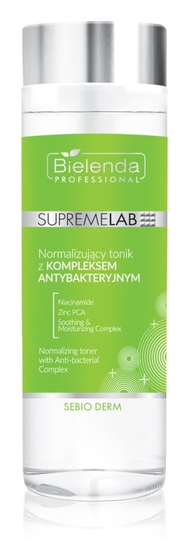 Нормализующий тоник с антибактериальным комплексом Bielenda Professional Supremelab Sebio Derm
Нормализующий тоник с антибактериальным комплексом Bielenda Professional Supremelab Sebio Derm