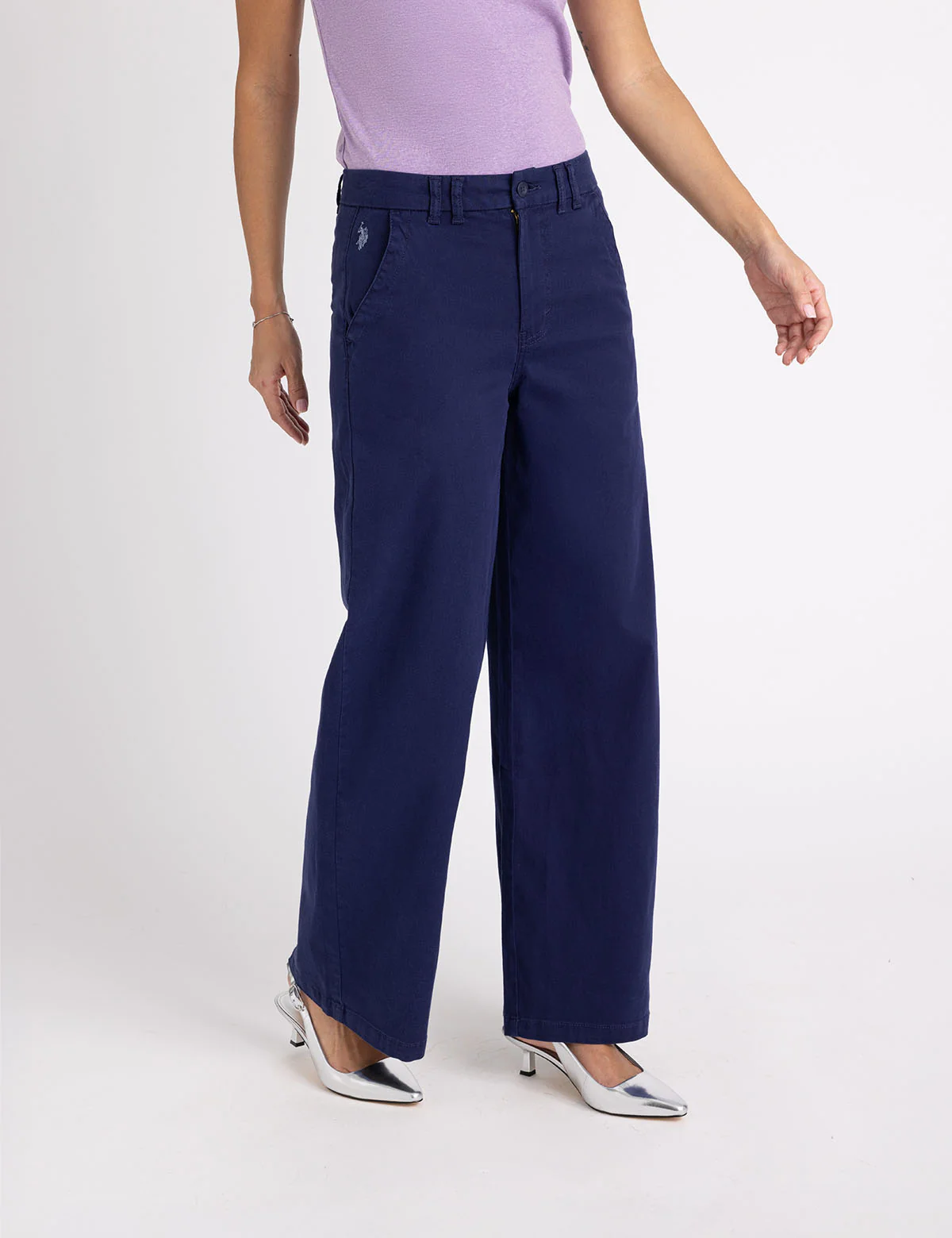 Брюки U.S. Polo Assn High Rise Wide Leg Chino, темно-синий
Брюки U.S. Polo Assn High Rise Wide Leg Chino, темно-синий