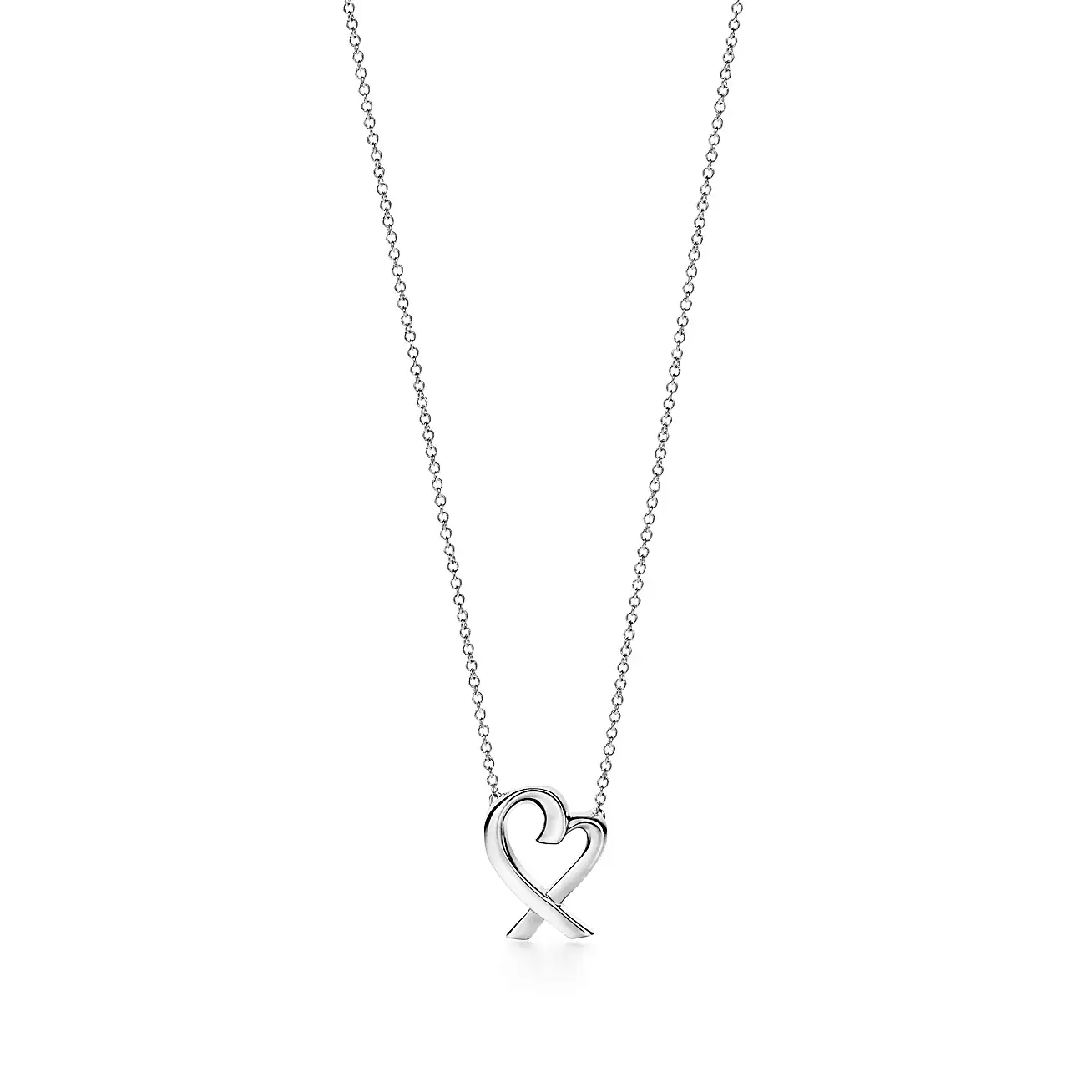 Колье Tiffany & Co. x Paloma Picasso Loving Heart, серебро
Колье Tiffany & Co. x Paloma Picasso Loving Heart, серебро