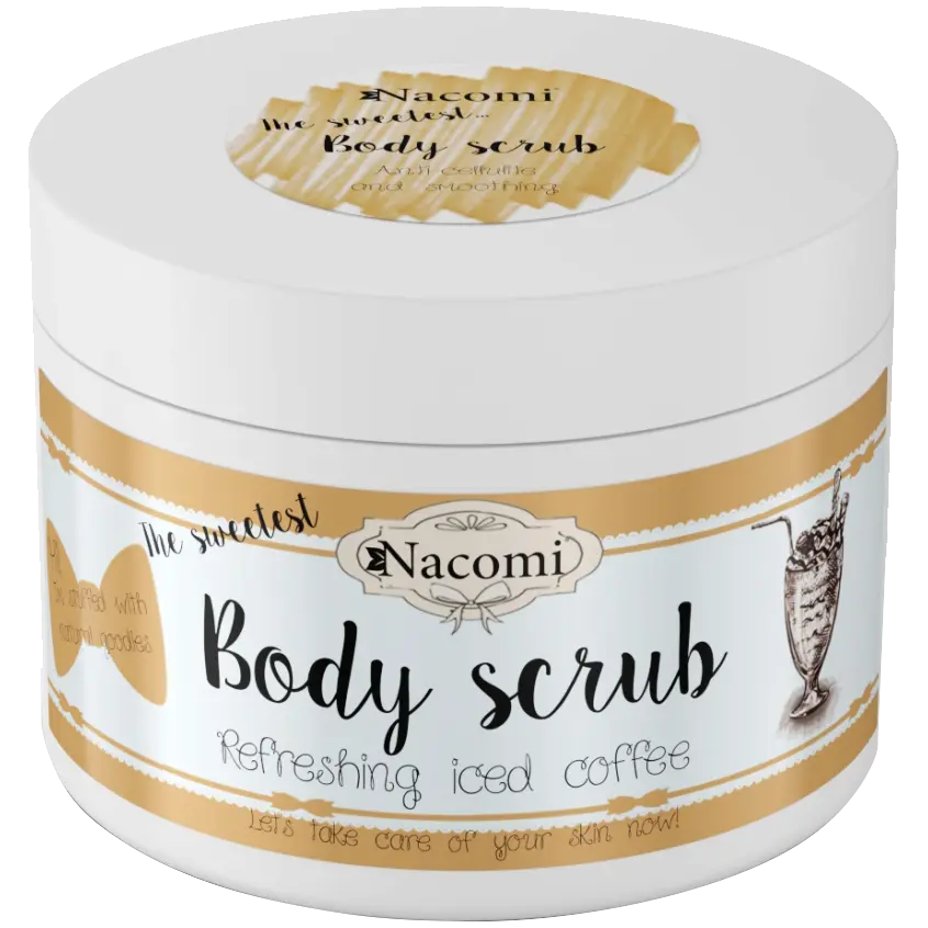 Nacomi Refreshing iced coffee сахарный скраб для тела с эффектом похудения с ароматом кофе, 200 мл
Nacomi Refreshing iced coffee сахарный скраб для тела с эффектом похудения с ароматом кофе, 200 мл