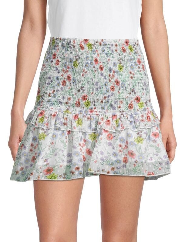 Юбка с рюшами и цветочным принтом 70/21 Blue multicolor
Юбка с рюшами и цветочным принтом 70/21 Blue multicolor