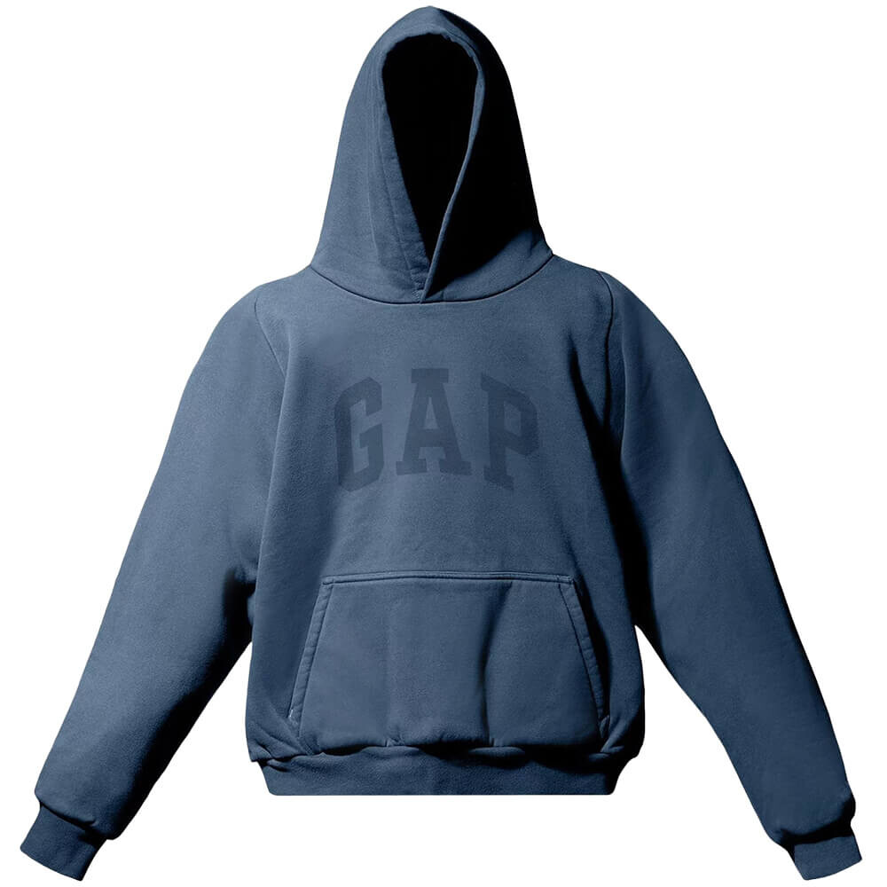 Худи Yeezy Gap Engineered by Balenciaga Dove Shrunken, темно-синий 
Худи Yeezy Gap Engineered by Balenciaga Dove Shrunken, темно-синий