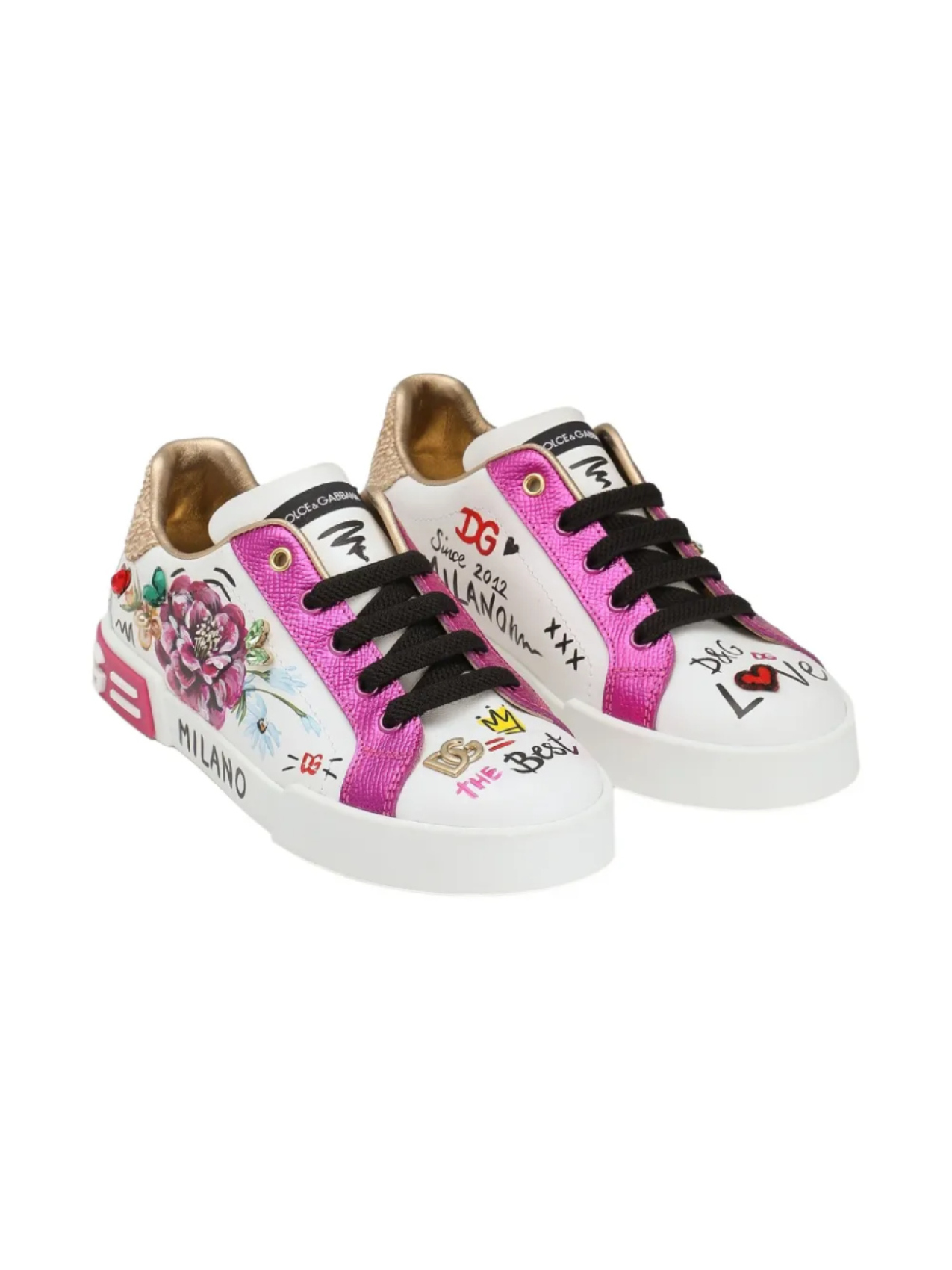 Dolce & Gabbana Kids кеды Portofino, белый
Dolce & Gabbana Kids кеды Portofino, белый