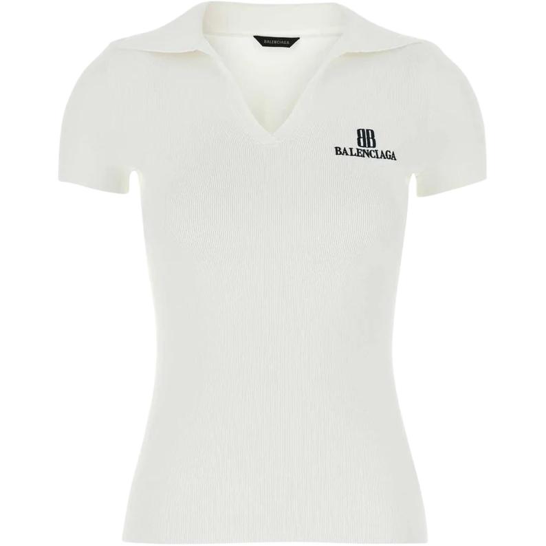 Поло с вышитым логотипом Balenciaga, белый
Поло с вышитым логотипом Balenciaga, белый