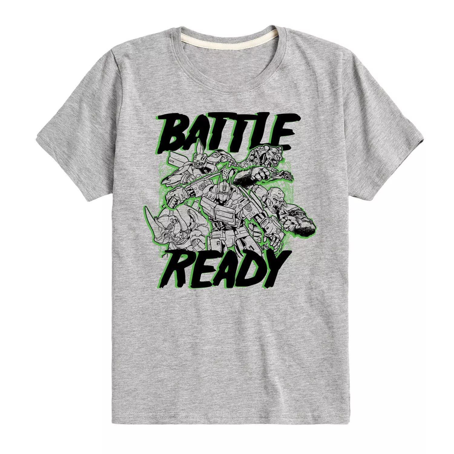 Футболка Transformers Battle Ready для мальчиков 8–20 лет с графическим рисунком Licensed Character, серый
Футболка Transformers Battle Ready для мальчиков 8–20 лет с графическим рисунком Licensed Character, серый