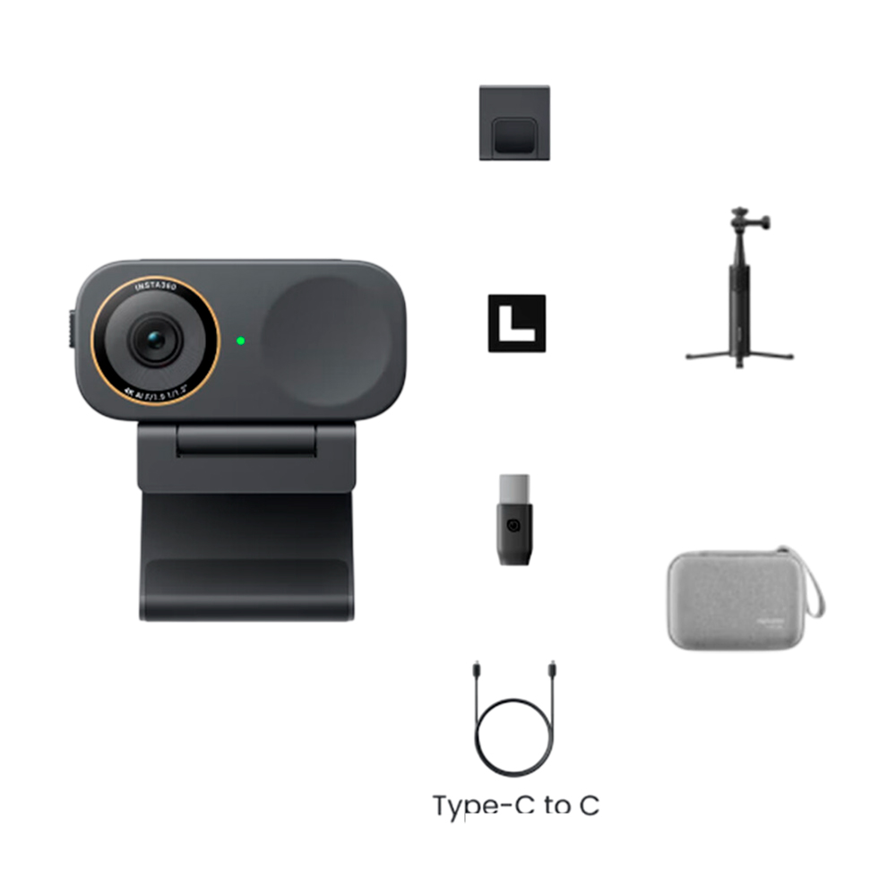Веб-камера Insta360 Link 2C Pro, Portable, 4К, черный
Веб-камера Insta360 Link 2C Pro, Portable, 4К, черный