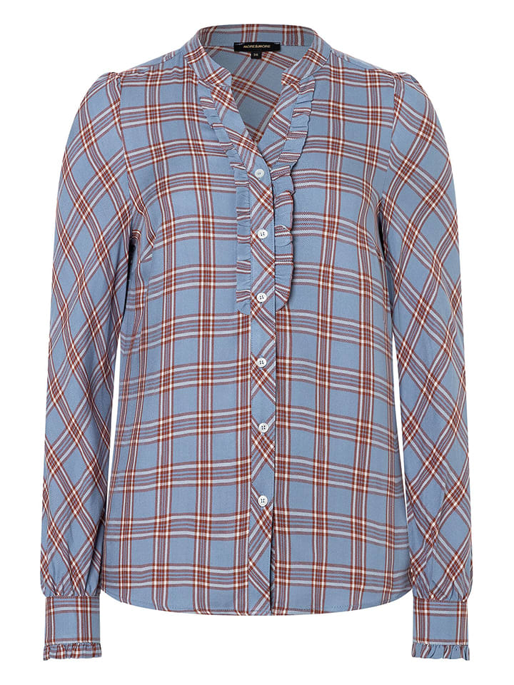 More & More Блузка сине-светло-коричневого цвета
More & More Блузка сине-светло-коричневого цвета