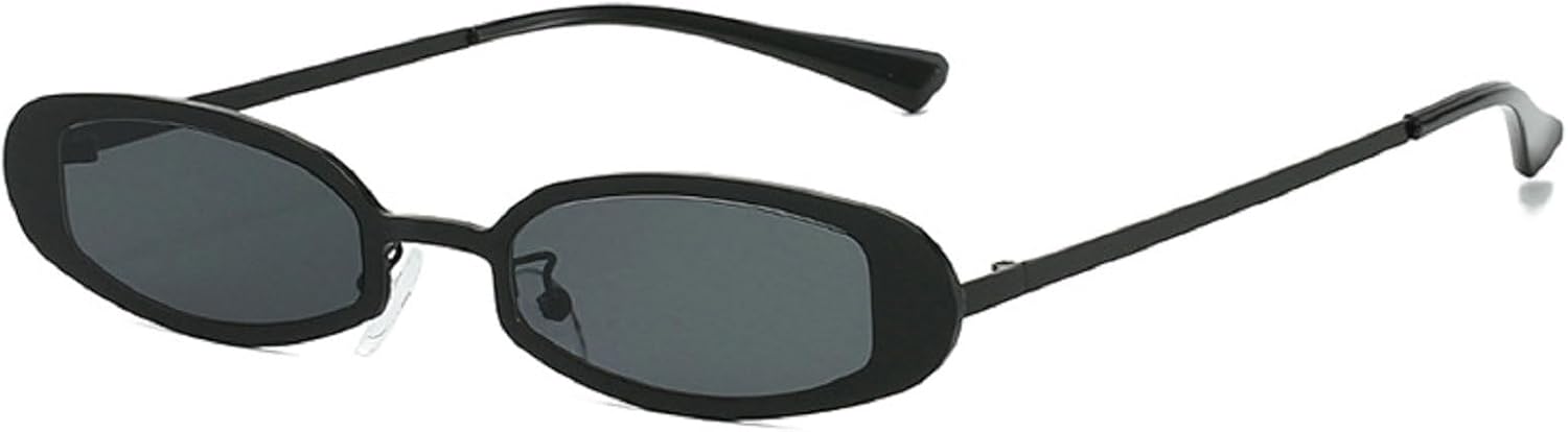 Ретро овальные солнцезащитные очки для женщин, модные маленькие винтажные прямоугольные солнцезащитные очки с металлической оправой и защитой от УФ-излучения mincl, C4
Ретро овальные солнцезащитные очки для женщин, модные маленькие винтажные прямоугольные солнцезащитные очки с металлической оправой и защитой от УФ-излучения mincl, C4