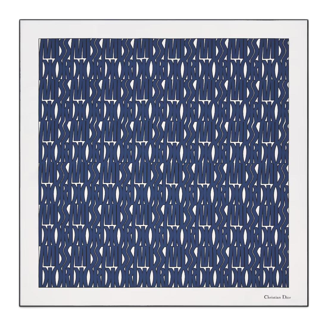 DIOR Шелковый шарф Marine Blue
DIOR Шелковый шарф Marine Blue