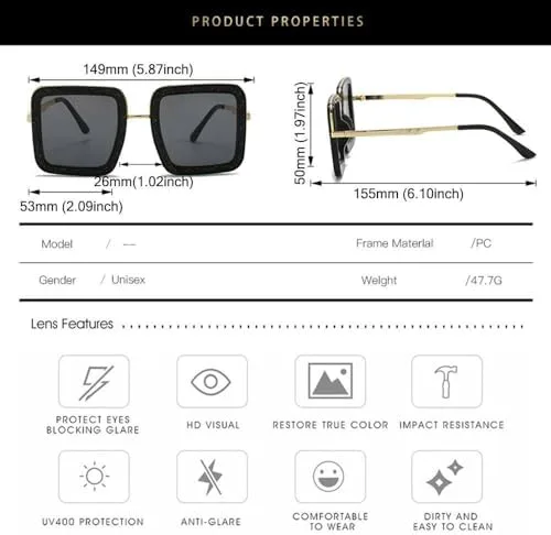 Модные солнцезащитные очки большого размера с бриллиантами для женщин, стильные квадратные солнцезащитные очки с кристаллами, защита от ультрафиолета UV400 MTZJH, C6
Модные солнцезащитные очки большого размера с бриллиантами для женщин, стильные квадратные солнцезащитные очки с кристаллами, защита от ультрафиолета UV400 MTZJH, C6