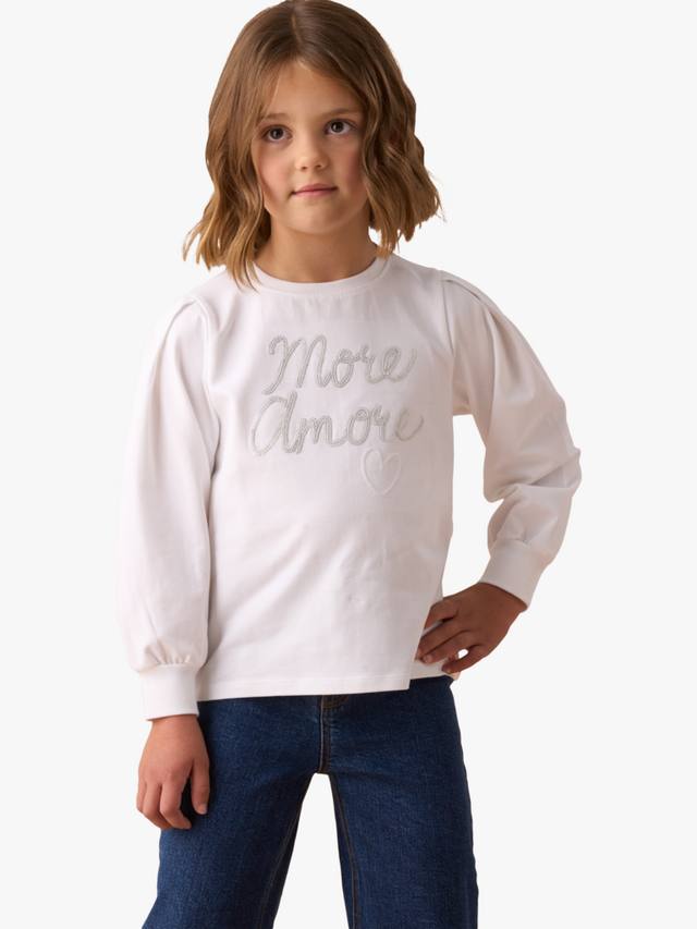 Детский топ с пайетками и надписью Angel & Rocket
Детский топ с пайетками и надписью Angel & Rocket