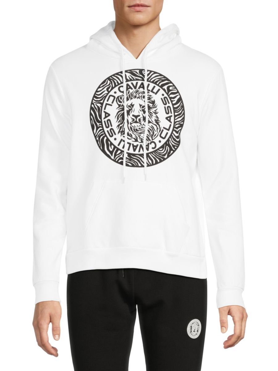 Хлопковая толстовка с логотипом Cavalli Class by Roberto Cavalli, белый
Хлопковая толстовка с логотипом Cavalli Class by Roberto Cavalli, белый