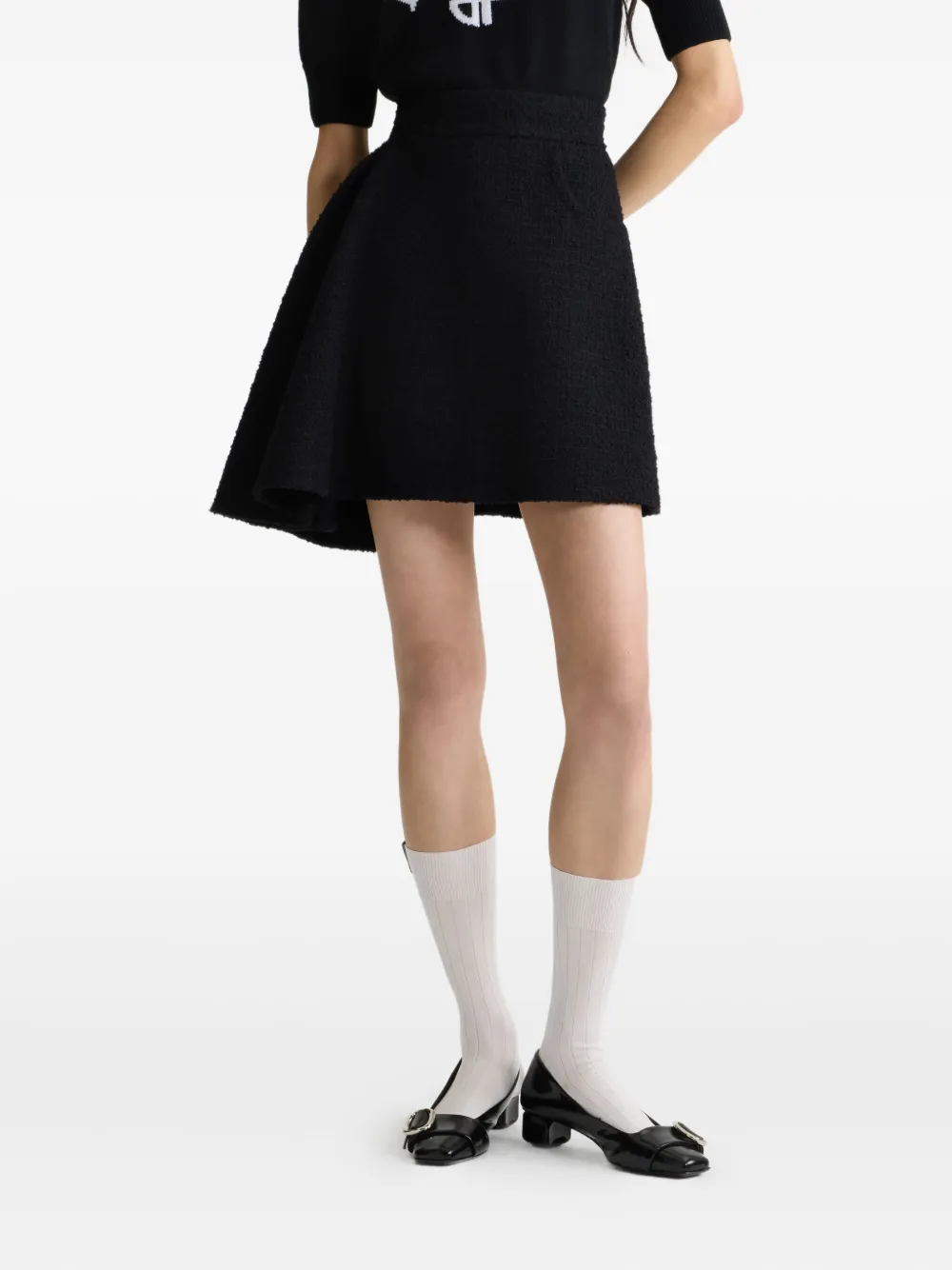 Твидовая юбка асимметричного кроя PATOU, черный
Твидовая юбка асимметричного кроя PATOU, черный