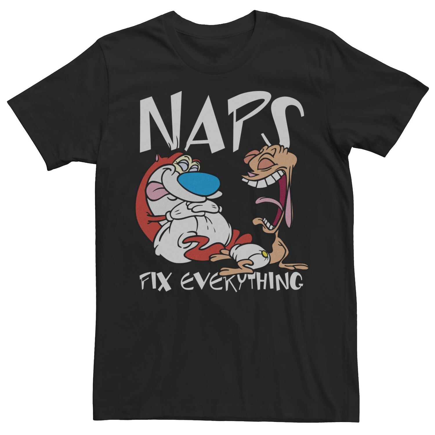 Мужская футболка Ren & Stimpy Naps Fix Everything с портретом Licensed Character
Мужская футболка Ren & Stimpy Naps Fix Everything с портретом Licensed Character