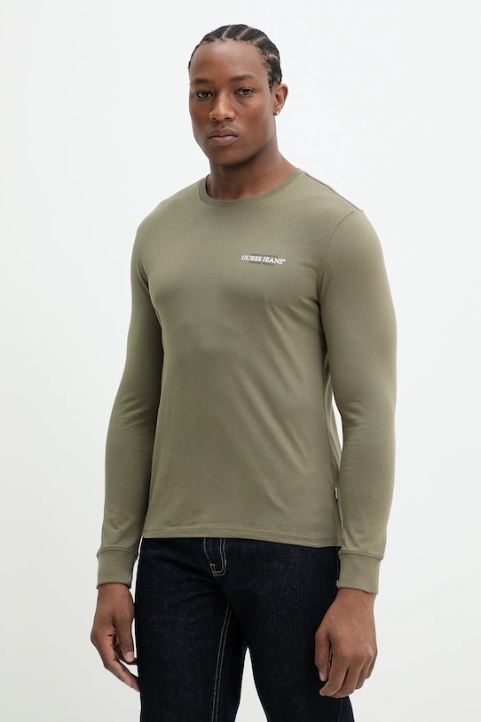Хлопковая водолазка Guess Jeans, зеленый
Хлопковая водолазка Guess Jeans, зеленый