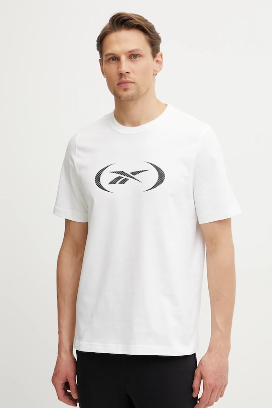 Хлопковая футболка Reebok Classic, белый
Хлопковая футболка Reebok Classic, белый