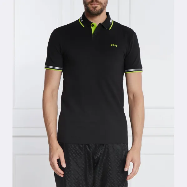 Paul эластичная рубашка-поло с изогнутой формой облегающий крой Boss, черный
Paul эластичная рубашка-поло с изогнутой формой облегающий крой Boss, черный