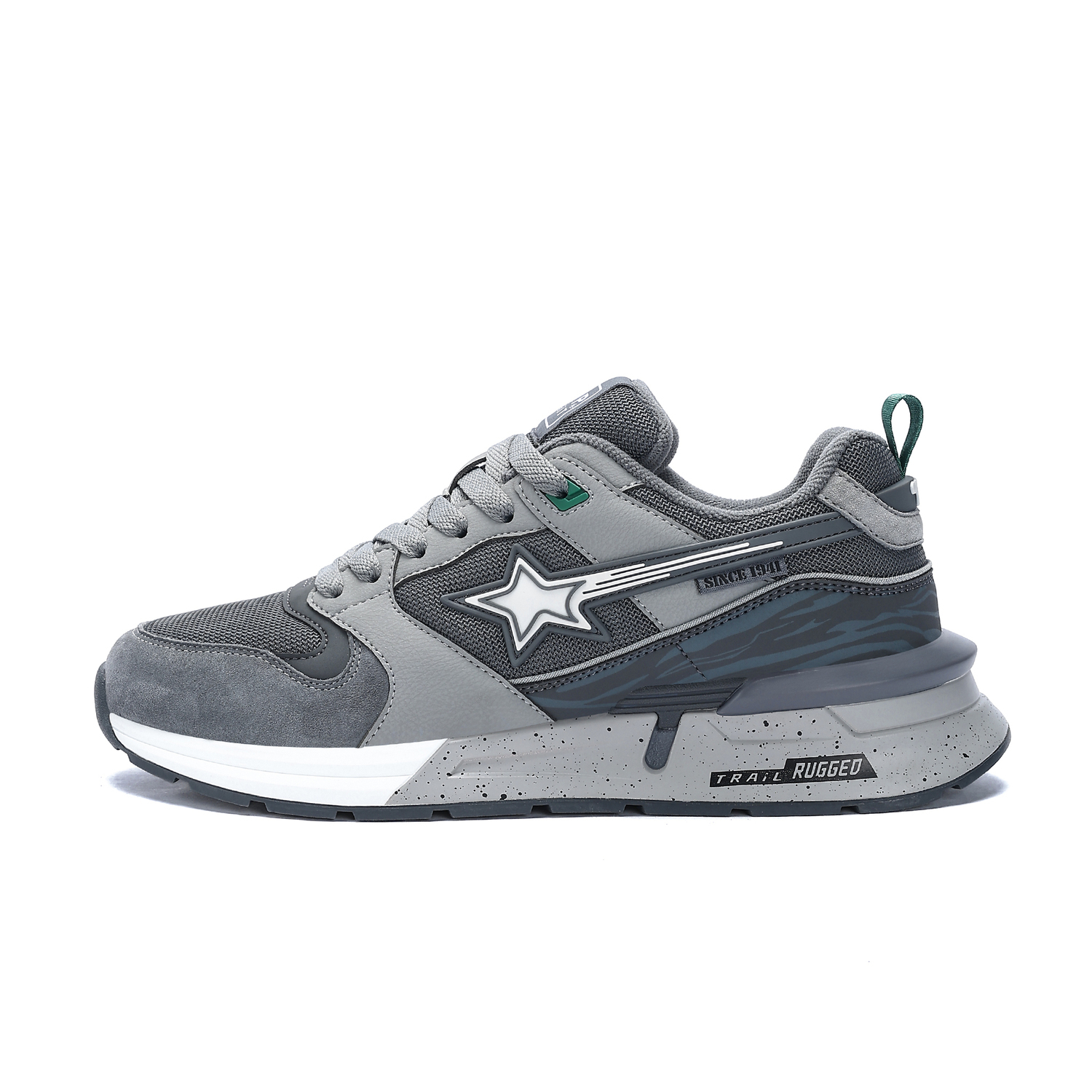 Кроссовки мужские повседневные на низком ходу Time Gray JEEP SPIRIT 
Кроссовки мужские повседневные на низком ходу Time Gray JEEP SPIRIT