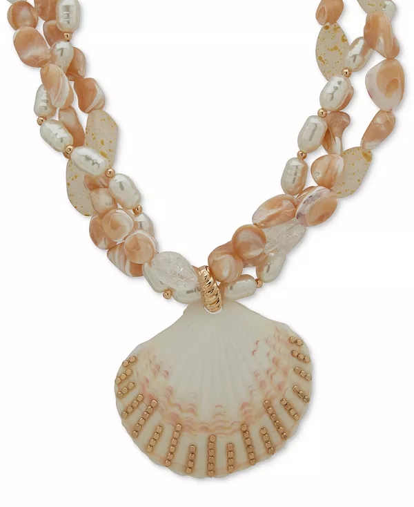 Золотистое ожерелье с подвеской-ракушкой, 26 дюймов, регулируемая длина Lonna & Lilly, white/gold
Золотистое ожерелье с подвеской-ракушкой, 26 дюймов, регулируемая длина Lonna & Lilly, white/gold