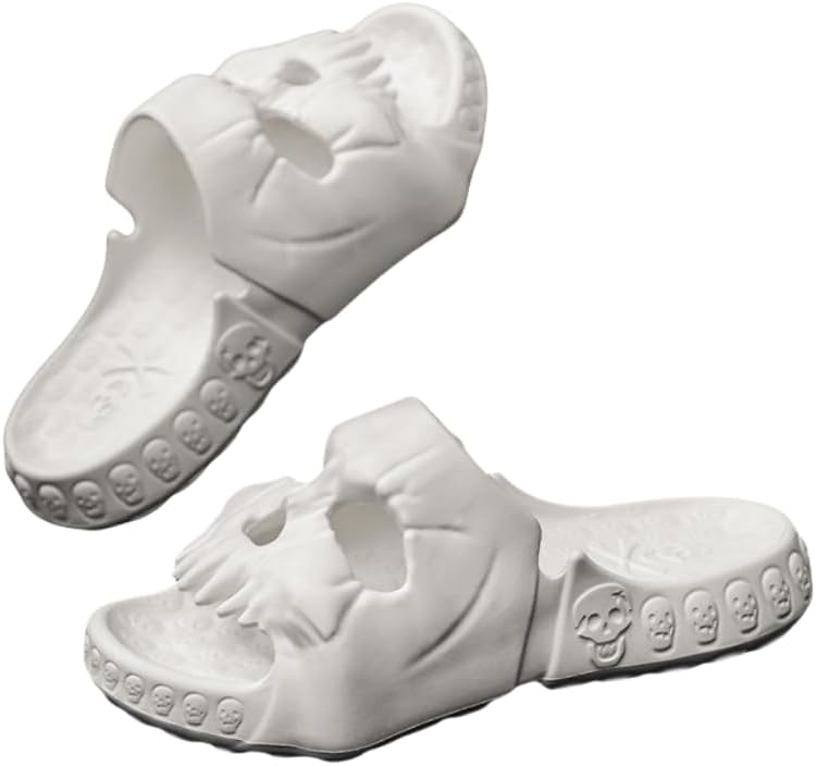 FSwinder Skull Ghost Slides, спортивные сандалии, противоскользящие облачные тапочки для мужчин и женщин, удобные домашние туфли с открытым носком, домашние туфли для открытого пальца, Хэллоуин Skull Slides, толстые мягкие туфли для душа, белый
FSwinder Skull Ghost Slides, спортивные сандалии, противоскользящие облачные тапочки для мужчин и женщин, удобные домашние туфли с открытым носком, домашние туфли для открытого пальца, Хэллоуин Skull Slides, толстые мягкие туфли для душа, белый