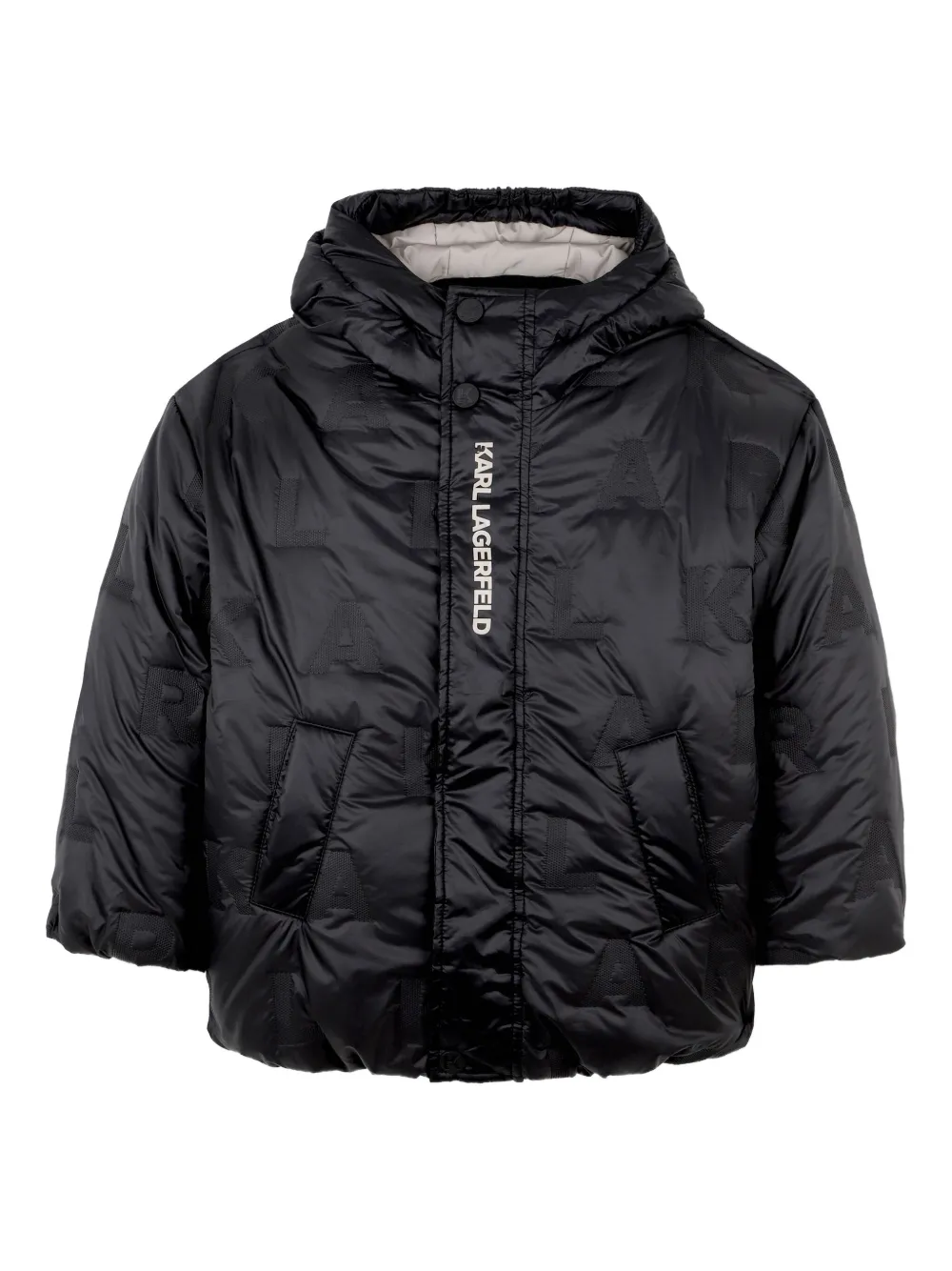 Пуховик с логотипом KARL LAGERFELD KIDS, черный
Пуховик с логотипом KARL LAGERFELD KIDS, черный