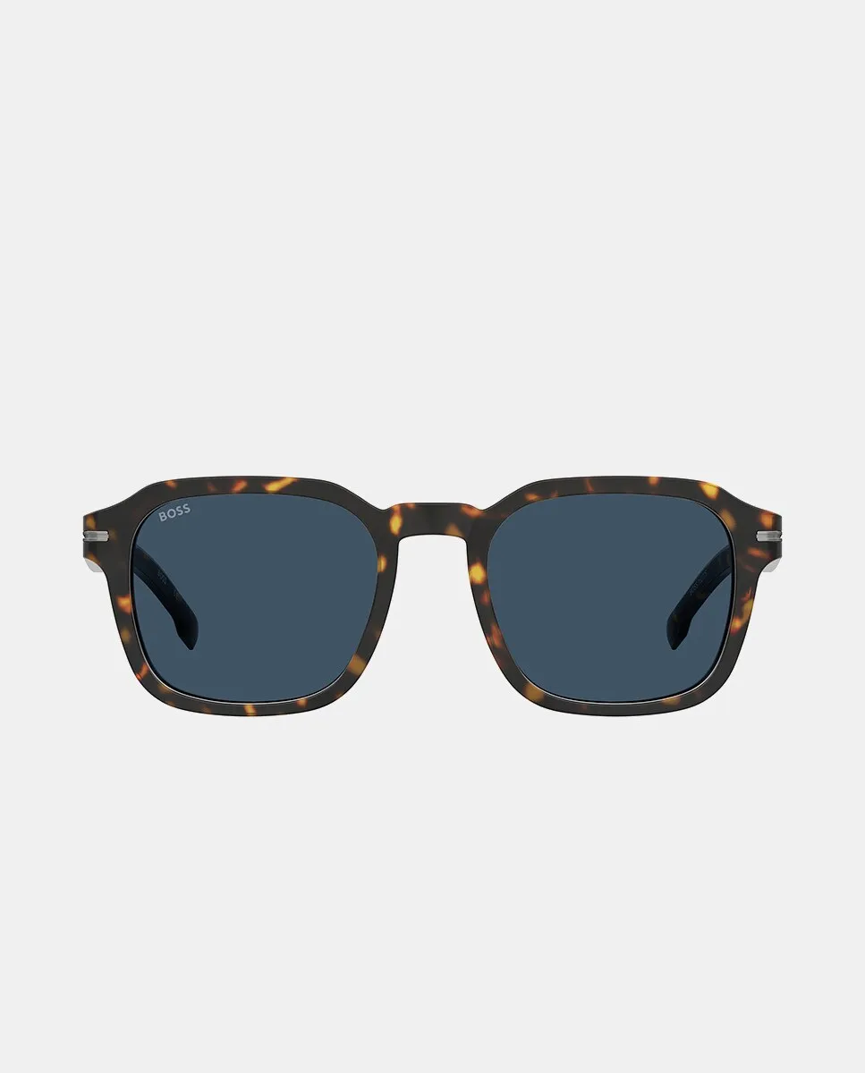 Прямоугольные солнцезащитные очки из ацетата Boss, коричневый
Прямоугольные солнцезащитные очки из ацетата Boss, коричневый