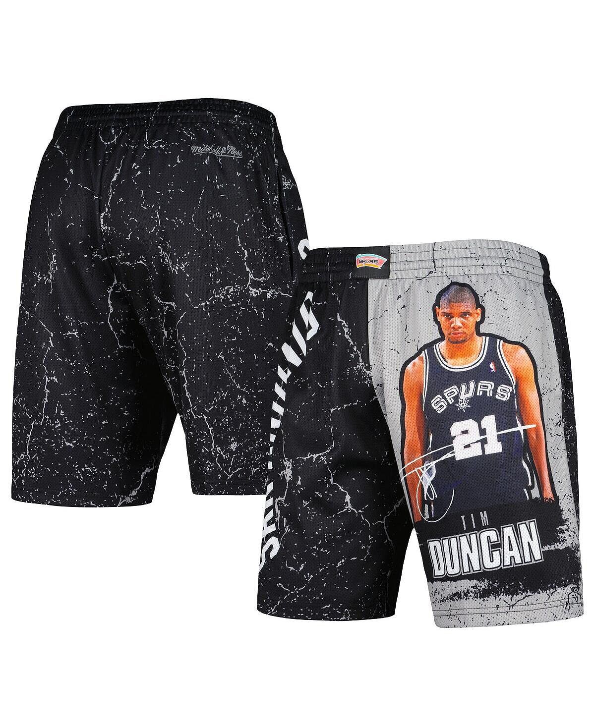 Черные мужские шорты Tim Duncan San Antonio Spurs Hardwood Classics Player Burst Mitchell & Ness 
Черные мужские шорты Tim Duncan San Antonio Spurs Hardwood Classics Player Burst Mitchell & Ness