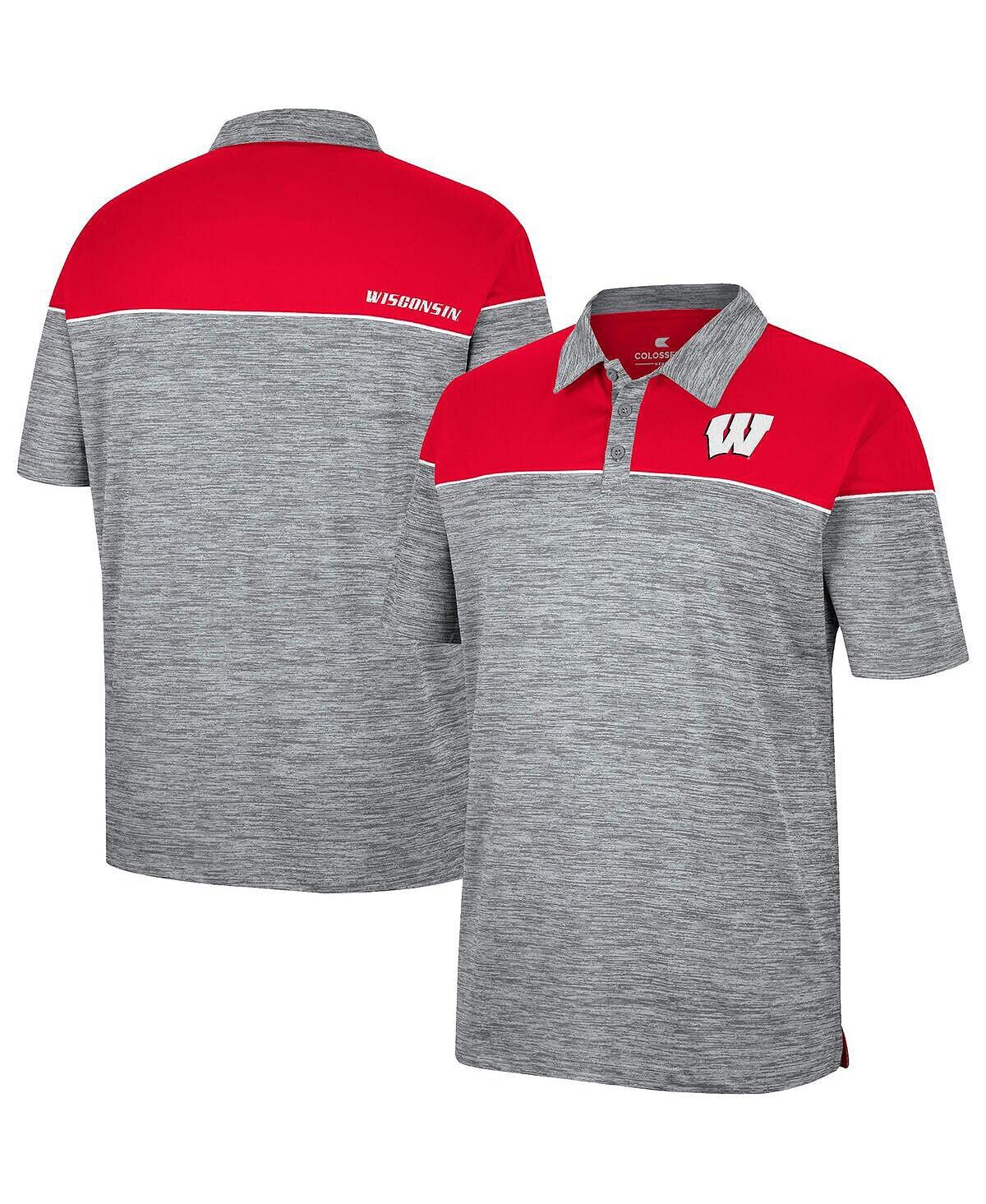 Мужская рубашка поло wisconsin badgers birdie серо-красного цвета с меланжевым принтом Colosseum, мульти
Мужская рубашка поло wisconsin badgers birdie серо-красного цвета с меланжевым принтом Colosseum, мульти