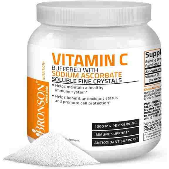 Витамин С некислотный забуференный Bronson Buffered Vitamin C Ascorbic Acid Crystals 1000 мг, 1000 г
Витамин С некислотный забуференный Bronson Buffered Vitamin C Ascorbic Acid Crystals 1000 мг, 1000 г