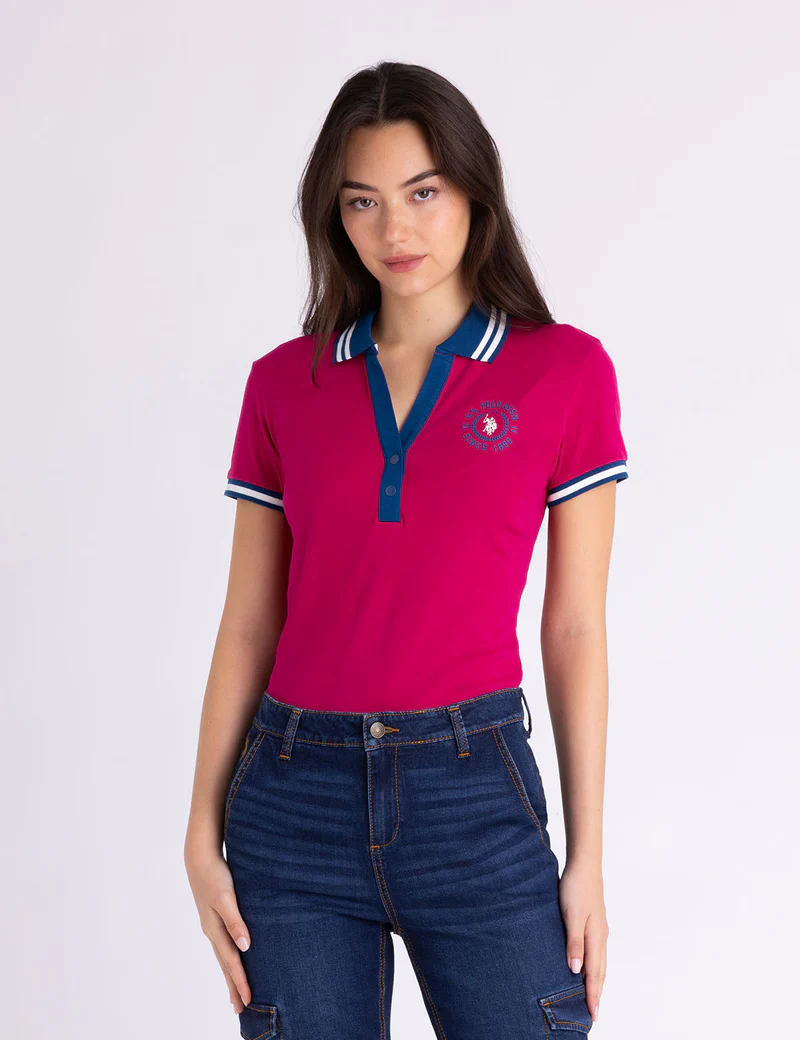 Футболка-поло U.S. Polo Assn Ombre Tipped Y-placket Puff Sleeve, темно-розовый
Футболка-поло U.S. Polo Assn Ombre Tipped Y-placket Puff Sleeve, темно-розовый