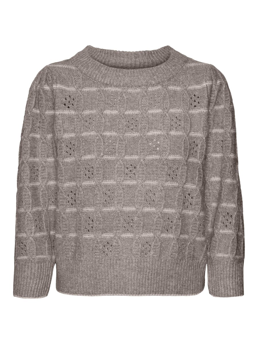 Тонкий вязаный свитер VERO MODA Sweater VMNewleonor, серо-бежевый
Тонкий вязаный свитер VERO MODA Sweater VMNewleonor, серо-бежевый