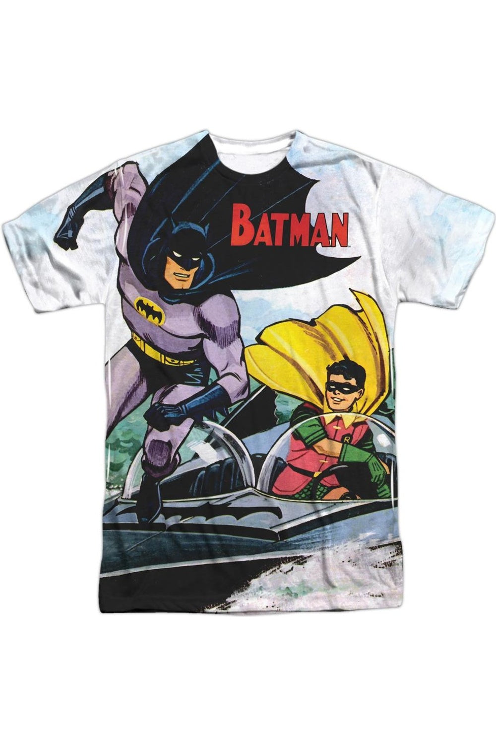 Футболка с коротким рукавом Batman Batboat для взрослых из полиэстера Gildan, белый
Футболка с коротким рукавом Batman Batboat для взрослых из полиэстера Gildan, белый