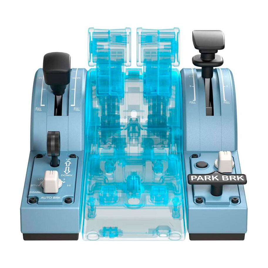 Джойстик Thrustmaster TCA Quadrant Add-on Airbus Edition, синий
Джойстик Thrustmaster TCA Quadrant Add-on Airbus Edition, синий