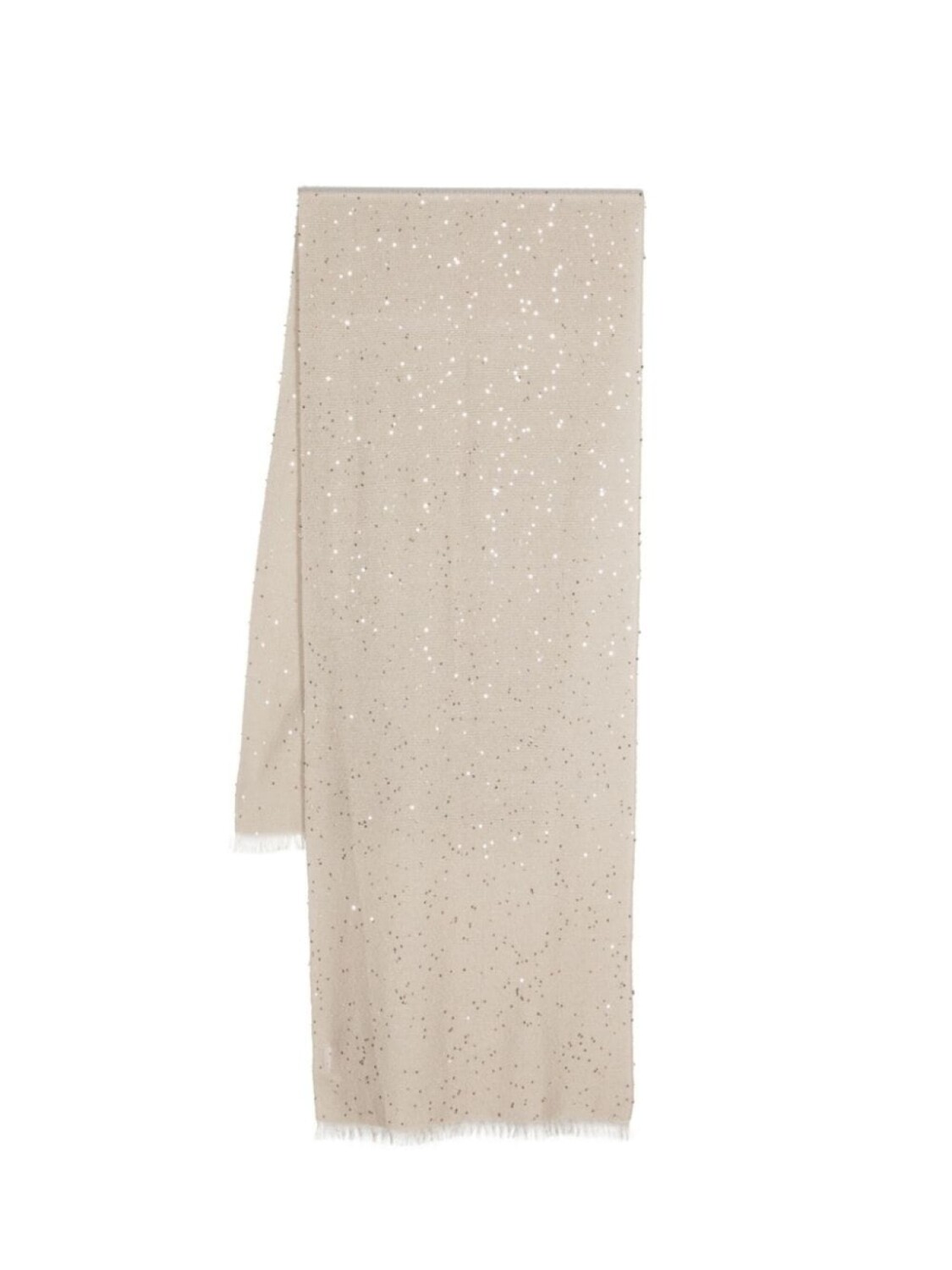 Brunello Cucinelli шарф с пайетками, нейтральный цвет
Brunello Cucinelli шарф с пайетками, нейтральный цвет