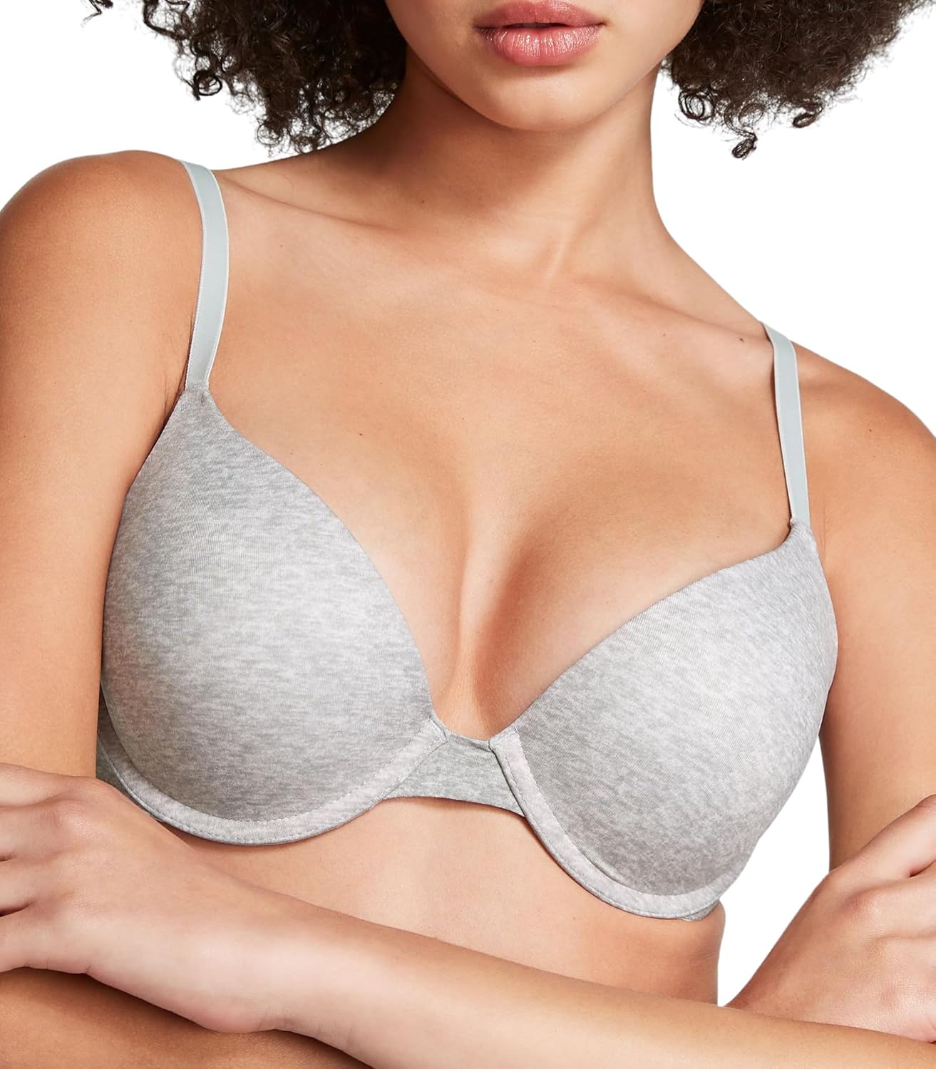 Victoria's Secret Женский бюстгальтер Pink Wear Everywhere Push Up, бюстгальтеры для женщин (32A-40DDD), Heather Grey
Victoria's Secret Женский бюстгальтер Pink Wear Everywhere Push Up, бюстгальтеры для женщин (32A-40DDD), Heather Grey