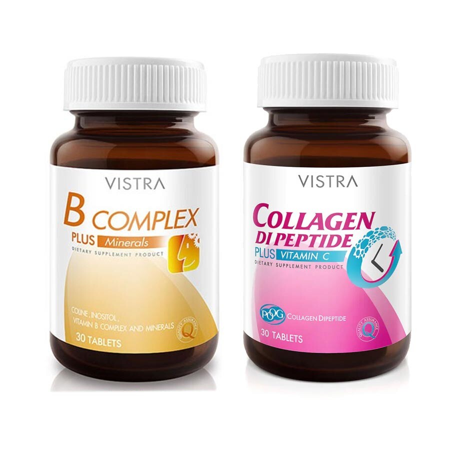 Комплекс Vistra B-complex Plus Minerals + Collagen Dipeptide Plus Vitamin C, 2 банки по 30 таблеток
Комплекс Vistra B-complex Plus Minerals + Collagen Dipeptide Plus Vitamin C, 2 банки по 30 таблеток