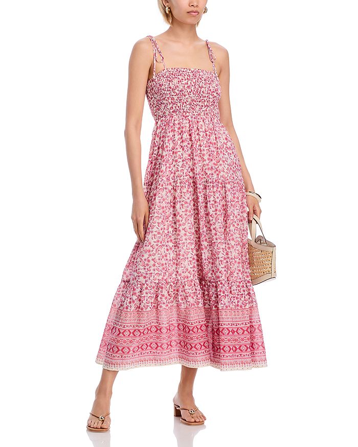 Платье макси с присборенной кокеткой Border - эксклюзив AQUA, красный
Платье макси с присборенной кокеткой Border - эксклюзив AQUA, красный