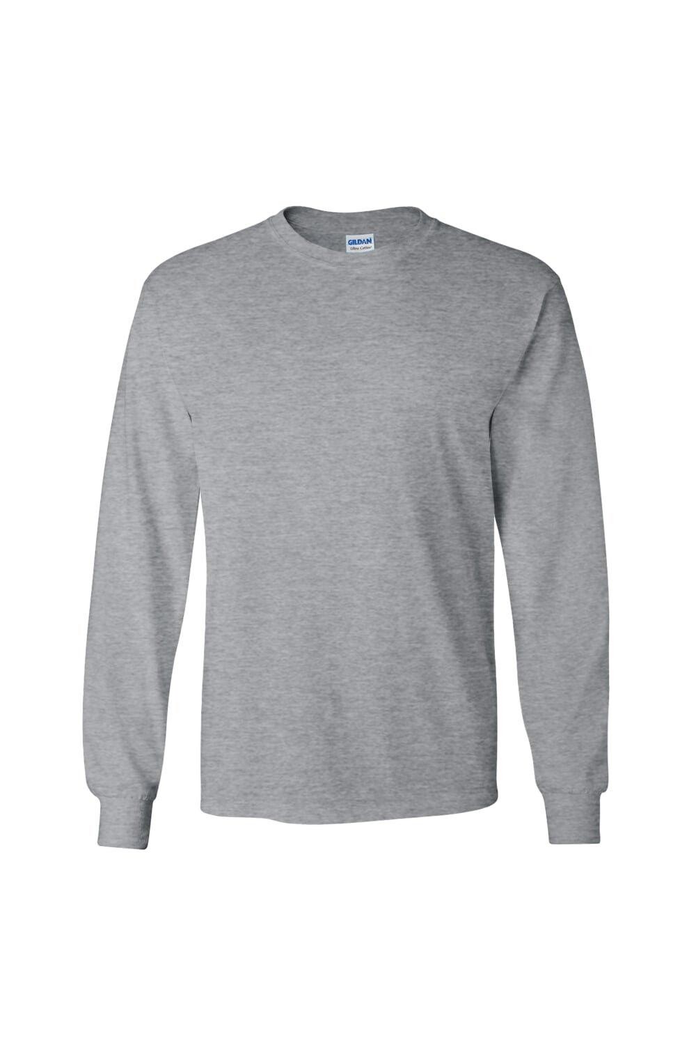 Простая футболка с длинным рукавом из ультрахлопка с круглым вырезом Gildan, серый
Простая футболка с длинным рукавом из ультрахлопка с круглым вырезом Gildan, серый