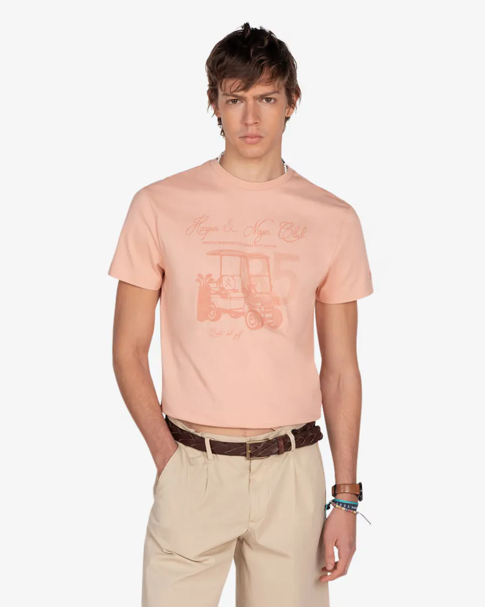 Мужская футболка с коротким рукавом и принтом спереди Harper & Neyer, розовый
Мужская футболка с коротким рукавом и принтом спереди Harper & Neyer, розовый