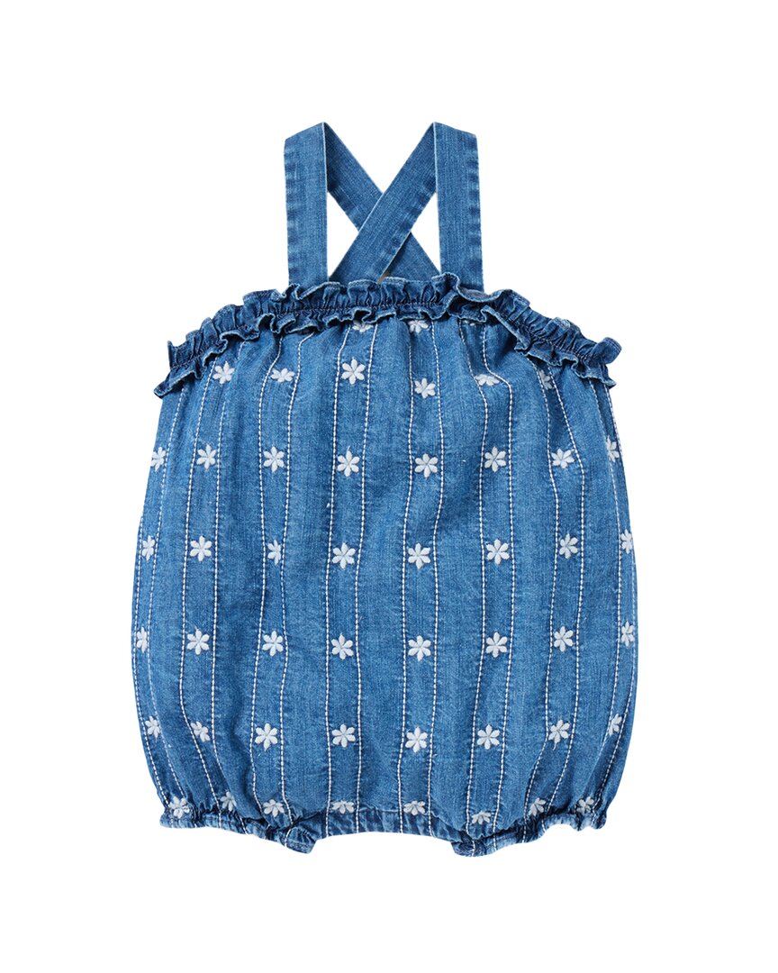 Комбинезон из шамбре с вышитым цветочным узором от Janie and Jack, синий
Комбинезон из шамбре с вышитым цветочным узором от Janie and Jack, синий