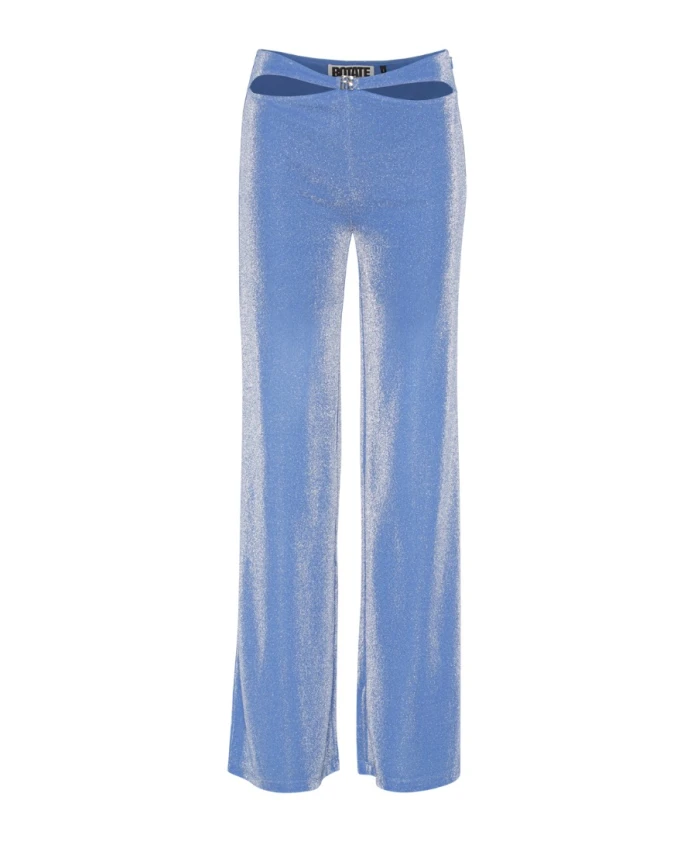 Металлизированные трикотажные штаны Rotate Birger Christensen, синий
Металлизированные трикотажные штаны Rotate Birger Christensen, синий