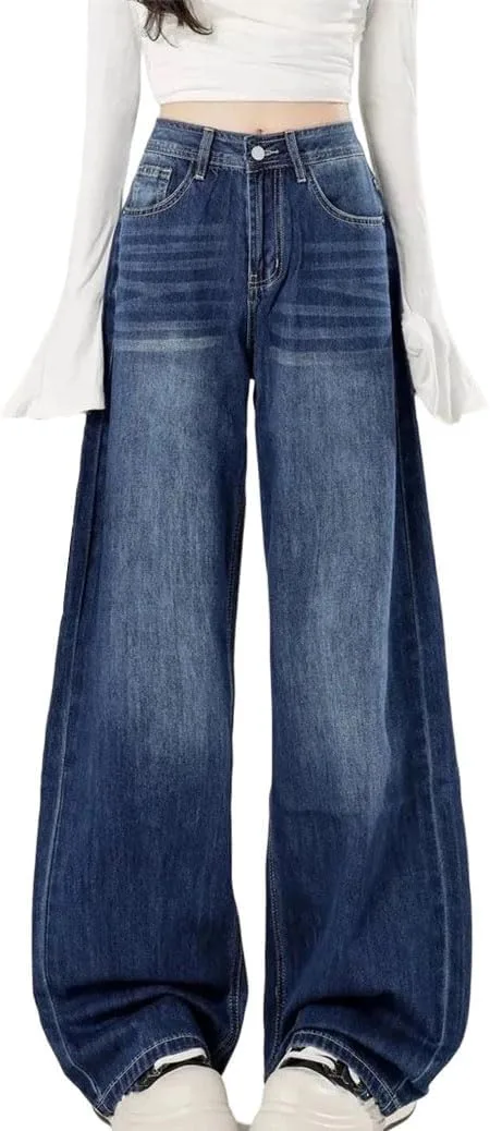 Женские джинсы baggy vintage темно-синие потертые high waist flared
Женские джинсы baggy vintage темно-синие потертые high waist flared