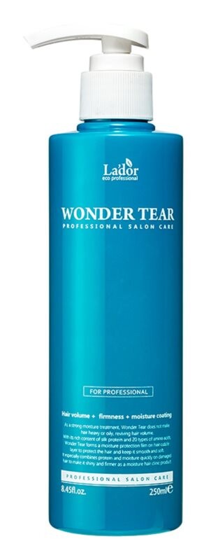 Интенсивно увлажняющий крем для ослабленных и поврежденных волос La'dor Wonder Tear
Интенсивно увлажняющий крем для ослабленных и поврежденных волос La'dor Wonder Tear