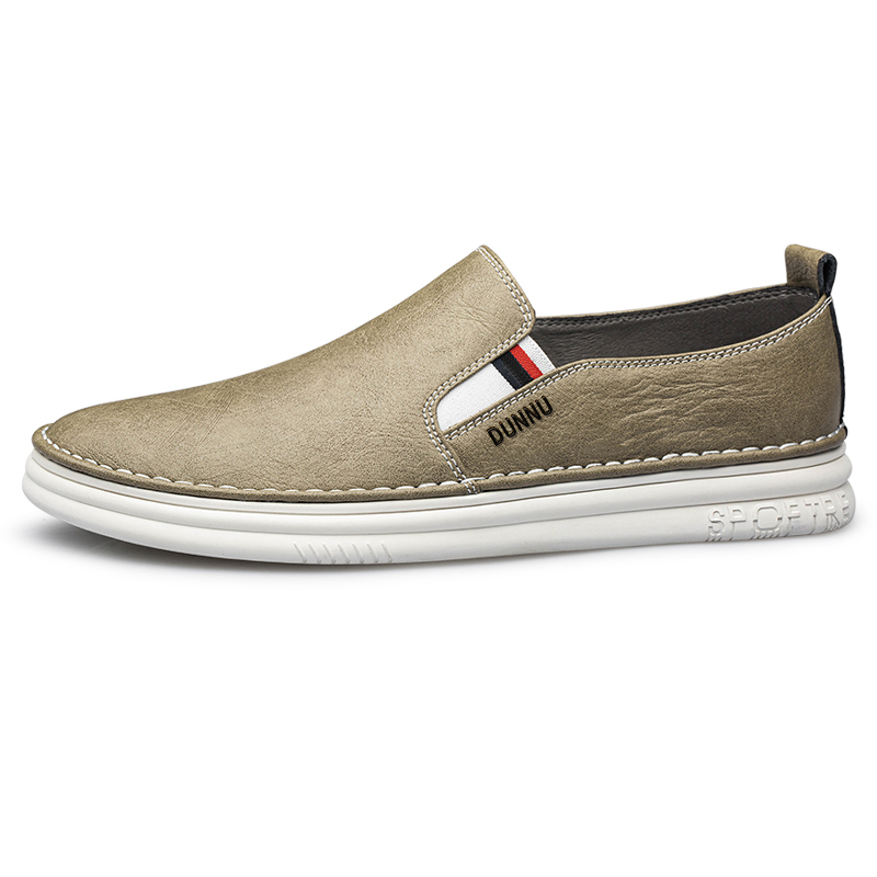 Dunnu Мужские туфли черные хаки на низком каблуке, цвет Khaki 
Dunnu Мужские туфли черные хаки на низком каблуке, цвет Khaki