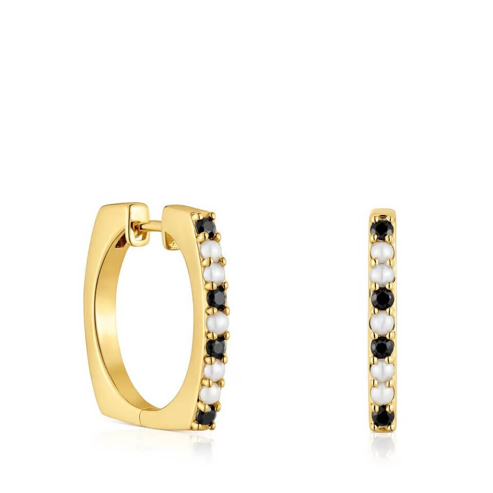 Серьги-кольца Tous Basics Short Gemstones Colors, серебро с 18-каратным золотым покрытием/шпинель/жемчуг
Серьги-кольца Tous Basics Short Gemstones Colors, серебро с 18-каратным золотым покрытием/шпинель/жемчуг