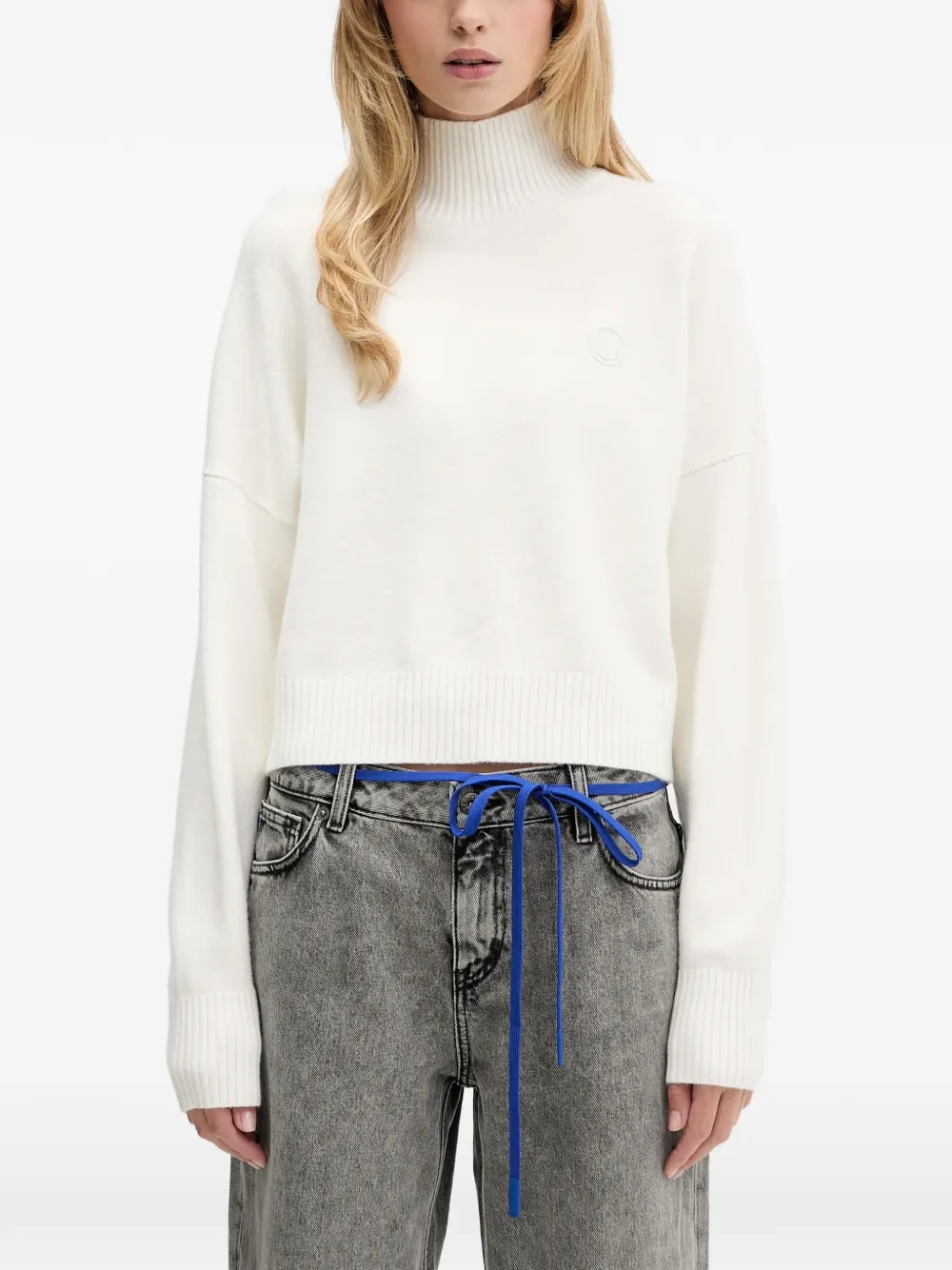 Джемпер с длинными рукавами и логотипом Hugo, белый
Джемпер с длинными рукавами и логотипом Hugo, белый