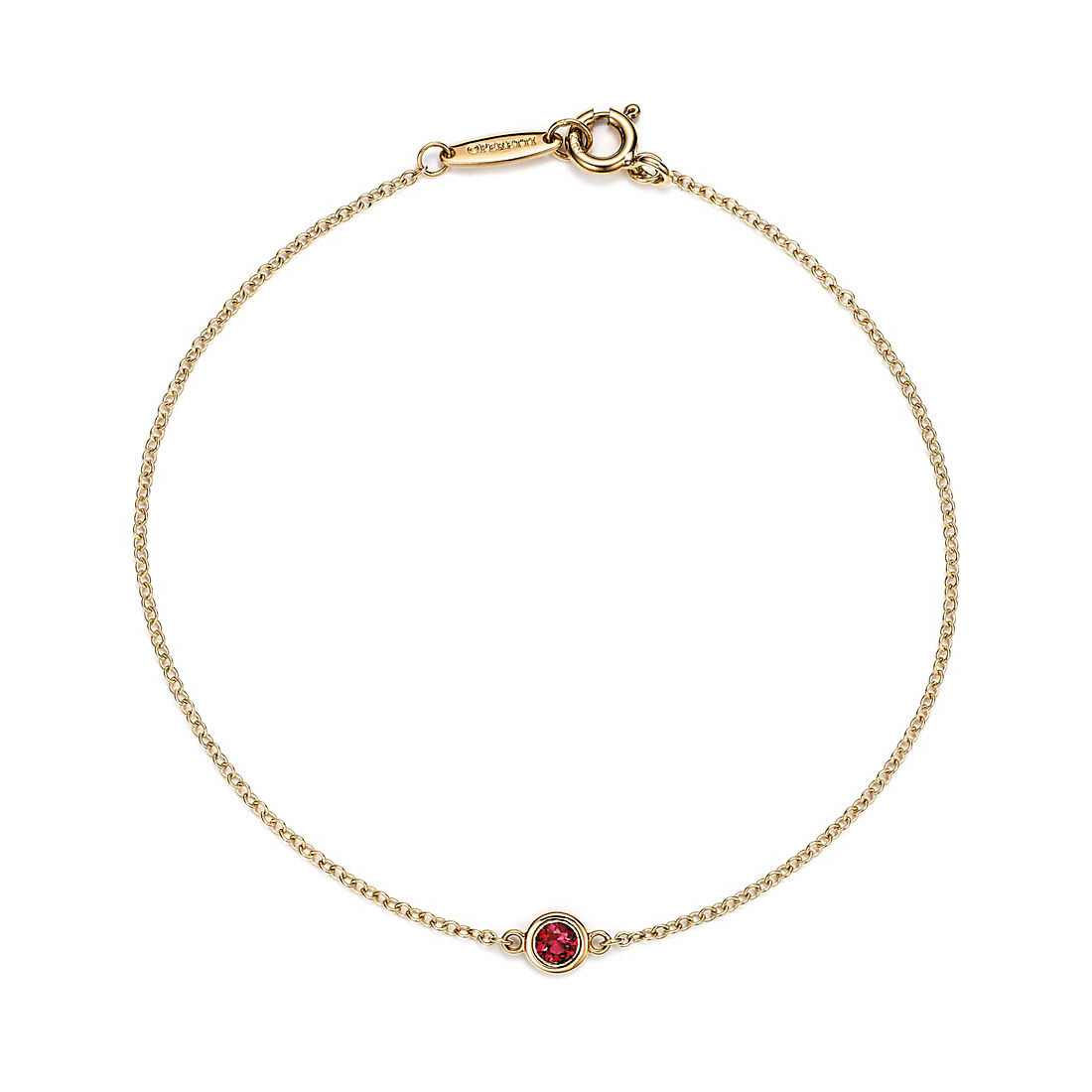 Браслет Tiffany & Co. Elsa Peretti Color by the Yard, золото/рубин 
Браслет Tiffany & Co. Elsa Peretti Color by the Yard, золото/рубин